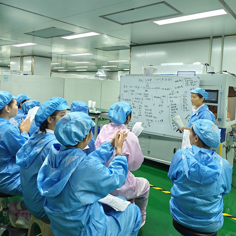 激埃特南京镜片车间现场人员培训