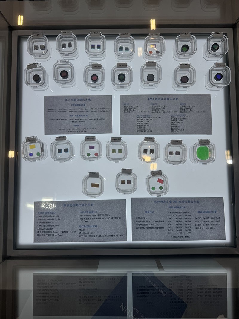 激埃特生物医疗滤光片展品