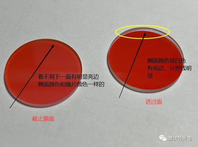 滤光片的镀膜面分辨2 滤光片的镀膜面分辨2